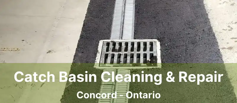  Catch Basin Cleaning & Repair Concord - Ontario