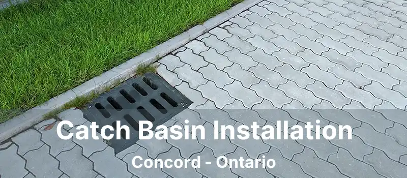  Catch Basin Installation Concord - Ontario